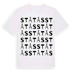 Ståtås ordlek t-shirt – ekologisk bomull t-shirt från Pinshirt
