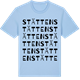 Blue Soul t-shirt med Stätten ordlek t-shirt