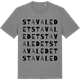 Mid Heather Gray t-shirt med Stavaledet ordlek t-shirt