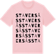 Pink Cotton t-shirt med Staversås ordlek t-shirt