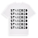 Staxered ordlek t-shirt