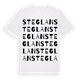 Steglan ordlek t-shirt