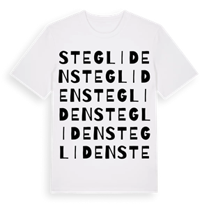 Stegliden ordlek t-shirt – ekologisk bomull t-shirt från Pinshirt