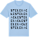 Blue Soul t-shirt med Stelebacke ordlek t-shirt