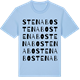 Blue Soul t-shirt med Stenabo ordlek t-shirt