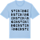 Blue Soul t-shirt med Stenängen ordlek t-shirt