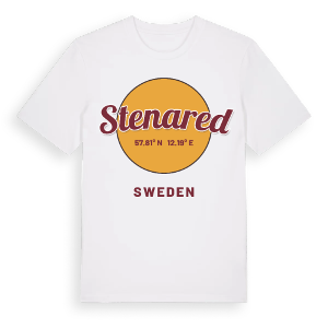 Stenared cirkel t-shirt – ekologisk bomull t-shirt från Pinshirt