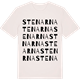 Vintage White t-shirt med Stenarna ordlek t-shirt