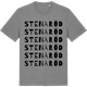 Mid Heather Gray t-shirt med Stenaröd ordlek t-shirt