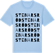 Blue Soul t-shirt med Stenarsröd ordlek t-shirt