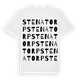 Stenatorp ordlek t-shirt