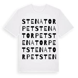 Stenatorpet ordlek t-shirt – ekologisk bomull t-shirt från Pinshirt