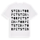 Stenatorpet ordlek t-shirt