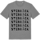 Mid Heather Gray t-shirt med Stenbäck ordlek t-shirt