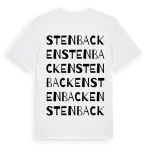 Stenbacken ordlek t-shirt – ekologisk bomull t-shirt från Pinshirt