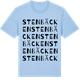 Blue Soul t-shirt med Stenbäcken ordlek t-shirt