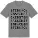 Mid Heather Gray t-shirt med Stenbäcken ordlek t-shirt