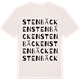 Vintage White t-shirt med Stenbäcken ordlek t-shirt