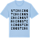 Blue Soul t-shirt med Stenberg ordlek t-shirt