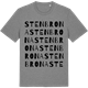 Mid Heather Gray t-shirt med Stenbrona ordlek t-shirt