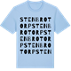 Blue Soul t-shirt med Stenbrotorp ordlek t-shirt