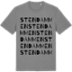 Mid Heather Gray t-shirt med Stendammen ordlek t-shirt
