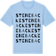 Blue Soul t-shirt med Stenebacke ordlek t-shirt