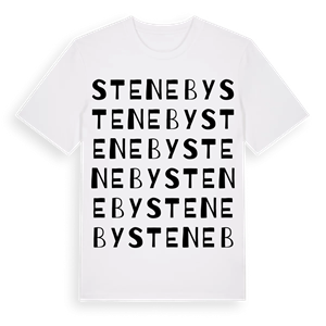 Steneby ordlek t-shirt – ekologisk bomull t-shirt från PinShirt