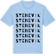 Blue Soul t-shirt med Stenevik ordlek t-shirt