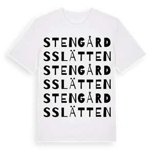 Stengårdsslätten ordlek t-shirt – ekologisk bomull t-shirt från Pinshirt