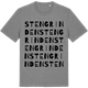 Mid Heather Gray t-shirt med Stengrinden ordlek t-shirt