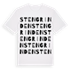 Stengrinden ordlek t-shirt