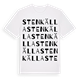 Stenkälla ordlek t-shirt