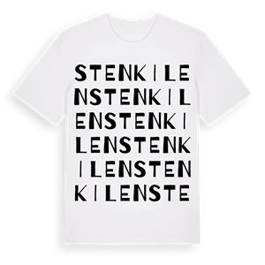 Stenkilen ordlek t-shirt – ekologisk bomull t-shirt från Pinshirt