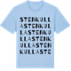 Blue Soul t-shirt med Stenkulla ordlek t-shirt
