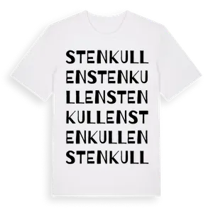 Stenkullen ordlek t-shirt – ekologisk bomull t-shirt från Pinshirt