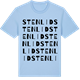 Blue Soul t-shirt med Stenlid ordlek t-shirt
