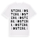 Stenlid ordlek t-shirt