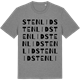 Mid Heather Gray t-shirt med Stenlid ordlek t-shirt