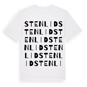 Stenlid ordlek t-shirt – ekologisk bomull t-shirt från Pinshirt