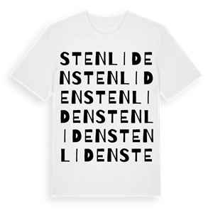 Stenliden ordlek t-shirt – ekologisk bomull t-shirt från Pinshirt
