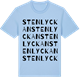 Blue Soul t-shirt med Stenlyckan ordlek t-shirt