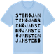 Blue Soul t-shirt med Stenöjan ordlek t-shirt