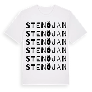 Stenöjan ordlek t-shirt – ekologisk bomull t-shirt från Pinshirt