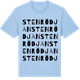 Blue Soul t-shirt med Stenrödjan ordlek t-shirt