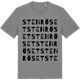 Mid Heather Gray t-shirt med Stenröset ordlek t-shirt