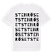 Stenröset ordlek t-shirt