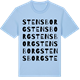 Blue Soul t-shirt med Stensborg ordlek t-shirt