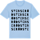 Blue Soul t-shirt med Stenseröd ordlek t-shirt