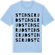Blue Soul t-shirt med Stenserud ordlek t-shirt
